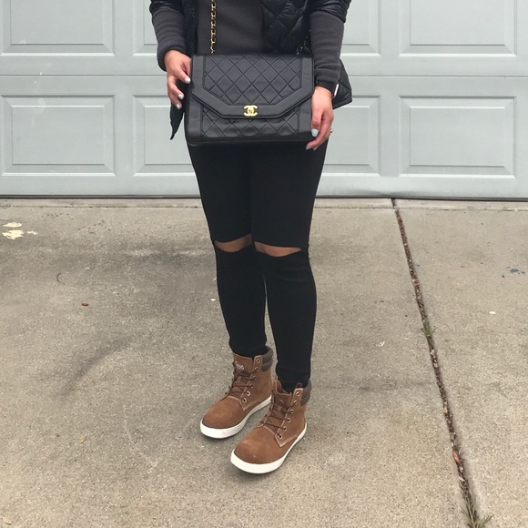 Sneaker Jamie Circus Sam Edelman Brown high cut - Picture 6 of 6